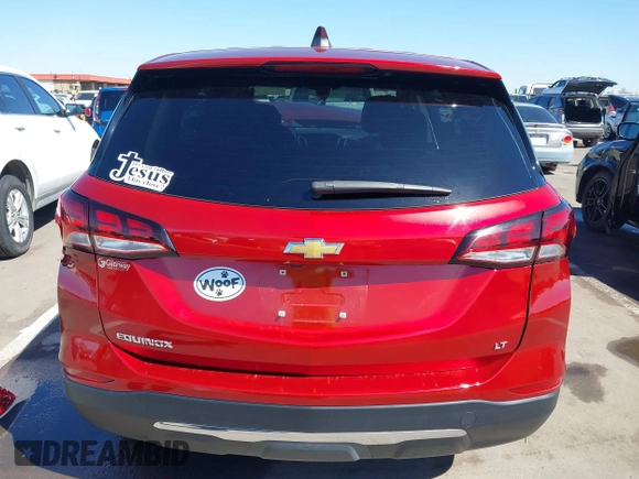 2022 Chevrolet Equinox LT with VIN 3GNAXKEV3NL212053, listed as a IAAI auction lot 41869020 with 98,651 mi miles. Bid and sale history available at carsss.com. Image 16.