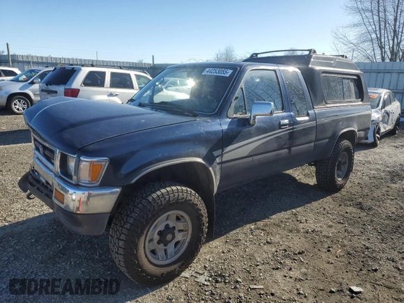 1993 Toyota Pickup SR5 z VIN JT4VN13G0P5124241, wystawiony jako Copart lot #44253055 z przebiegiem 254 494 mil mil oraz Szkoda całkowita • Salvage title. Historia ofert i sprzedaży dostępna na DreamBid. Obrazek 1.