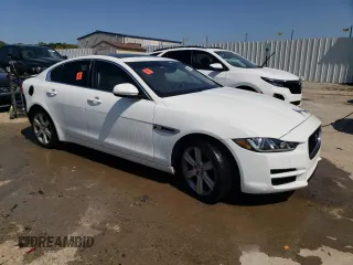 2018 Jaguar XE 25t Prestige with VIN SAJAK4FX4JCP41232, listed as a Copart auction lot 71660334 with 53,207 mi miles and Salvage Title. Bid and sale history available at carsss.com. Image 4.