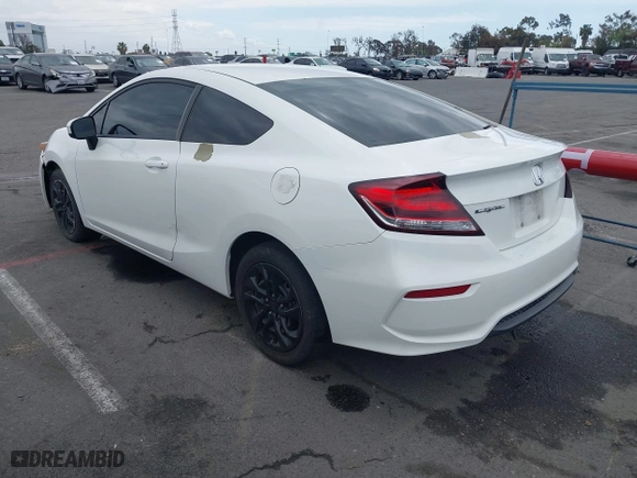2015 Honda Civic Coupe LX with VIN 2HGFG3B55FH517865, listed as a IAAI auction lot 42056572 with 147,074 mi miles. Bid and sale history available at carsss.com. Image 3.