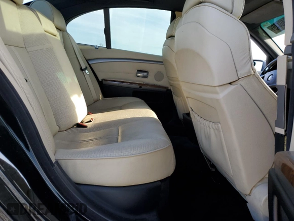 2006 BMW 7 Series 750i with VIN WBAHL83536DT03420, listed as a Copart auction lot 53840445 with Not Provided miles and Salvage Title. Bid and sale history available at carsss.com. Image 10.