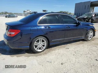 2014 Mercedes-Benz C 250 Sport with VIN WDDGF4HB0EA963918, listed as a Copart auction lot 50125245 with 49,923 mi miles and Salvage Title. Bid and sale history available at DreamBid. Image 3.