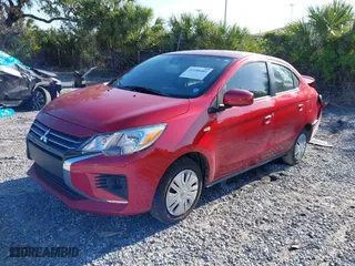 2024 Mitsubishi Mirage G4 ES with VIN ML32FUFJ5RHF06006, listed as a IAAI auction lot 41998481 with 11,560 mi miles. Bid and sale history available at carsss.com. Image 21.