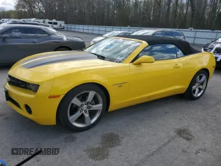 2012 Chevrolet Camaro 2LT with VIN 2G1FC3D39C9196126, listed as a Copart auction lot 53113545 with 62,287 mi miles and Salvage title. Bid and sale history available at DreamBid. Image 1.
