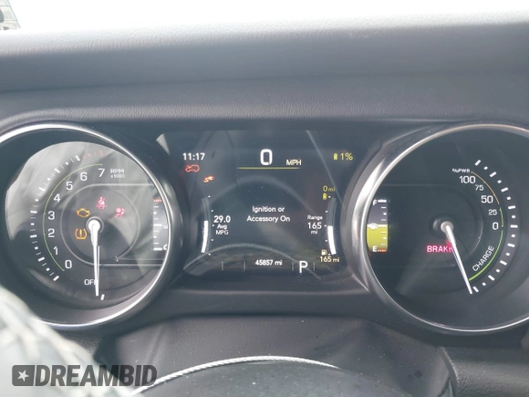 2022 Jeep Wrangler Unlimited Sahara with VIN 1C4JJXP69NW229124, listed as a IAAI auction lot 42525560 with 45,857 mi miles and . Bid and sale history available at DreamBid. Image 7.