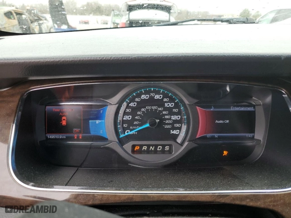 2013 Ford Taurus Limited with VIN 1FAHP2F86DG129483, listed as a Copart auction lot 44920505 with 149510 miles and Salvage Title. Bid and sale history available at carsss.com. Image 9.