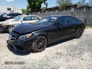 2018 Mercedes-Benz CLS-Class CLS 63 AMG S-Model with VIN WDDLJ7GB9JA204307, listed as a Copart auction lot 66611193 with 57,451 mi miles. Bid and sale history available at carsss.com. Image 1.