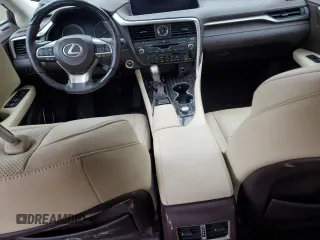 2019 Lexus RX with VIN JTJDGKCA5K2007608, listed as a Copart auction lot 43916085 with 0 mi miles and Salvage Title. Bid and sale history available at carsss.com. Image 8.
