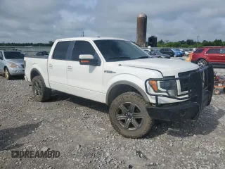 2013 Ford F-150 XL with VIN 1FTFW1EF3DKD19320, listed as a Copart auction lot 57107975 with 258,279 mi miles and Salvage title. Bid and sale history available at DreamBid. Image 4.