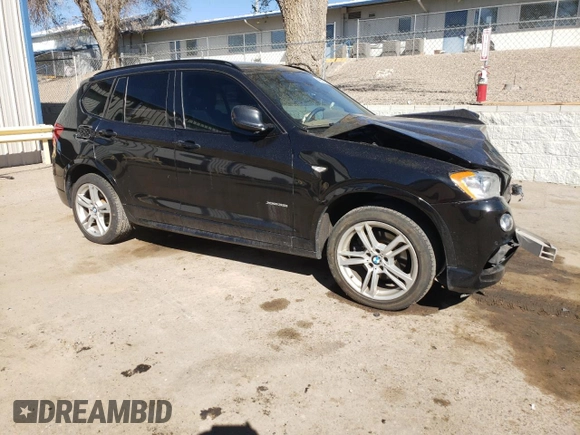2014 BMW X3 xDrive35i with VIN 5UXWX7C52E0E81884, listed as a Copart auction lot 49905685 with 89,596 mi miles and Salvage Title. Bid and sale history available at DreamBid. Image 4.