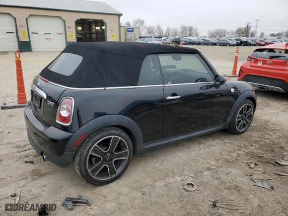 2012 MINI Cooper Convertible with VIN WMWZN3C51CT265589, listed as a Copart auction lot 82120534 with 83,604 mi miles and Clean Title. Bid and sale history available at carsss.com. Image 3.