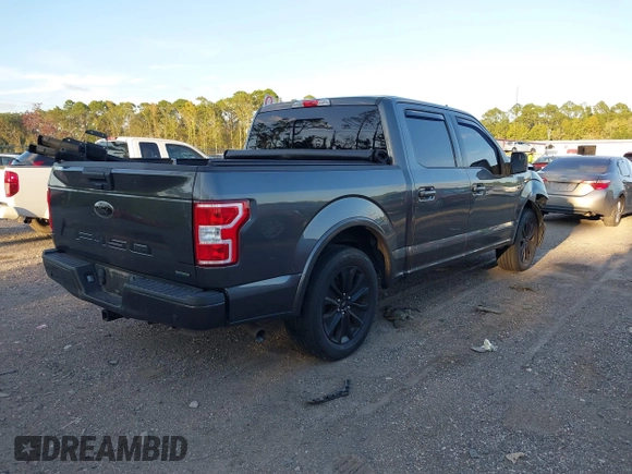 2020 Ford F-150 XL with VIN 1FTEW1CP0LFC46227, listed as a IAAI auction lot 40427872 with 80,414 mi miles. Bid and sale history available at carsss.com. Image 4.