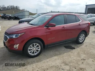 2021 Chevrolet Equinox LT with VIN 3GNAXUEV0ML324643, listed as a Copart auction lot 54263985 with 49,780 mi miles and Salvage Title. Bid and sale history available at DreamBid. Image 1.