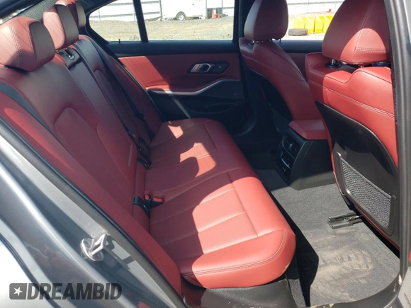 2023 BMW 3 Series 330e xDrive with VIN 3MW39FS02P8D01319, listed as a Copart auction lot 67836734 with 12,883 mi miles and Salvage Title. Bid and sale history available at carsss.com. Image 10.