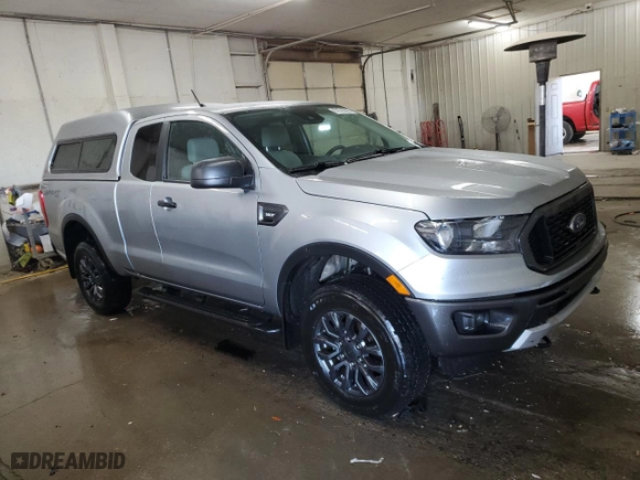 2023 Ford Ranger XL with VIN 1FTER1FH5PLE02247, listed as a Copart auction lot 87676905 with 36,245 mi miles and Salvage Title. Bid and sale history available at carsss.com. Image 4.