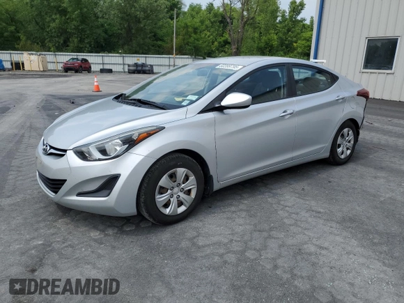 2016 Hyundai Elantra SE с VIN KMHDH4AE5GU502951, выставлен на аукционе Copart как лот 60399795 с пробегом 83 080 миль миль и Списание • Salvage title. История ставок и продаж доступна на DreamBid. Изображение 1.