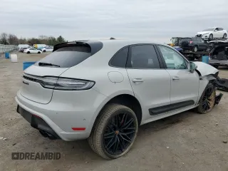 2023 Porsche Macan GTS with VIN WP1AF2A52PLB55150, listed as a Copart auction lot 47746014 with 6,786 mi miles and Salvage title. Bid and sale history available at DreamBid. Image 3.