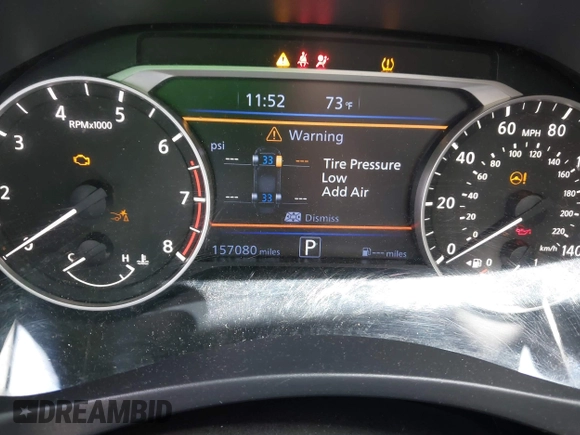 2019 Nissan Altima SL with VIN 1N4BL4EV1KC187977, listed as a IAAI auction lot 42001125 with 157,080 mi miles and . Bid and sale history available at DreamBid. Image 16.