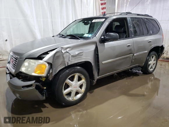 2007 GMC Envoy SLE z VIN 1GKDT13S172268778, wystawiony jako Copart lot #86169804 z przebiegiem 109 164 mil mil oraz Szkoda całkowita • Salvage title. Historia ofert i sprzedaży dostępna na DreamBid. Obrazek 1.