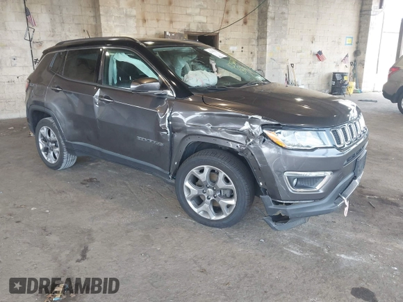 2019 Jeep Compass High Altitude z VIN 3C4NJDCB0KT741990, wystawiony jako IAAI lot #42566781 z przebiegiem 61 041 mil mil oraz . Historia ofert i sprzedaży dostępna na DreamBid. Obrazek 1.