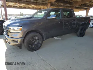2024 Ram 1500 Laramie with VIN 1C6SRFJT6RN186323, listed as a Copart auction lot 56523195 with 5,354 mi miles and Salvage title. Bid and sale history available at DreamBid. Image 1.