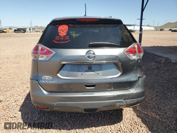 2015 Nissan Rogue SL with VIN 5N1AT2MV2FC879632, listed as a Copart auction lot 52042265 with 137,257 mi miles and Salvage Title. Bid and sale history available at carsss.com. Image 6.