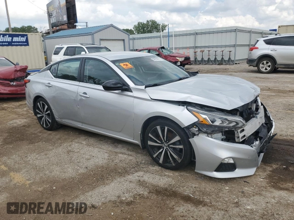 2019 Nissan Altima SR with VIN 1N4BL4CV2KC206653, listed as a Copart auction lot 56016814 with Not Provided miles and Salvage Title. Bid and sale history available at carsss.com. Image 4.