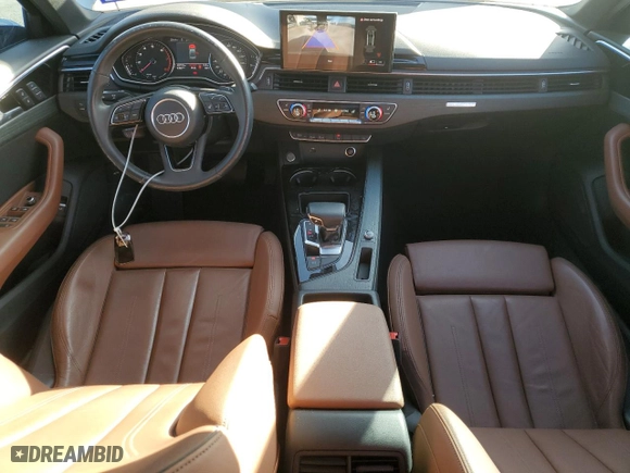 2021 Audi A4 Sedan S line Premium with VIN WAUDAAF40MA026853, listed as a Copart auction lot 79852604 with 49,795 mi miles and Salvage Title. Bid and sale history available at carsss.com. Image 8.