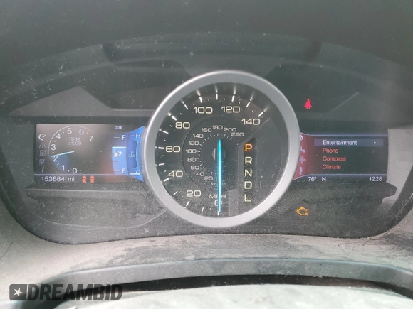 2013 Ford Explorer XLT with VIN 1FM5K7D94DGB13752, listed as a Copart auction lot 48776475 with 153,684 mi miles and Clean Title. Bid and sale history available at carsss.com. Image 9.