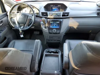 2014 Honda Odyssey EX-L with VIN 5FNRL5H66EB059115, listed as a Copart auction lot 81055334 with 173,410 mi miles and Salvage Title. Bid and sale history available at DreamBid. Image 8.