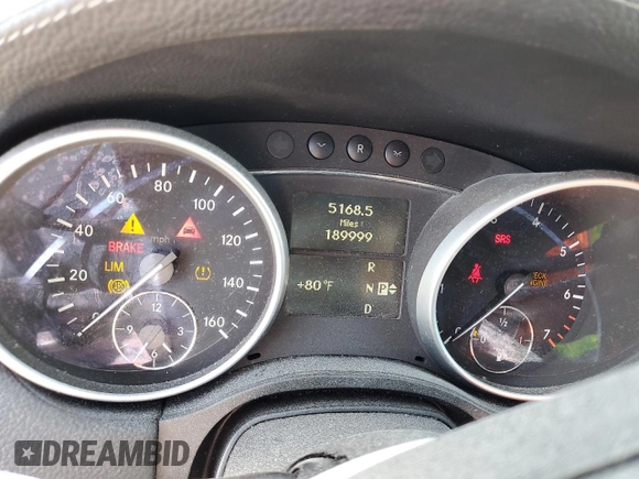 2009 Mercedes-Benz GL-Class 4.6L with VIN 4JGBF71E39A450223, listed as a Copart auction lot 76686084 with 189,999 mi miles and Salvage Title. Bid and sale history available at carsss.com. Image 9.