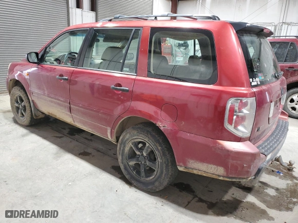 2006 Honda Pilot LX with VIN 2HKYF18156H525247, listed as a Copart auction lot 54573465 with 343,533 mi miles and Clean Title. Bid and sale history available at carsss.com. Image 2.
