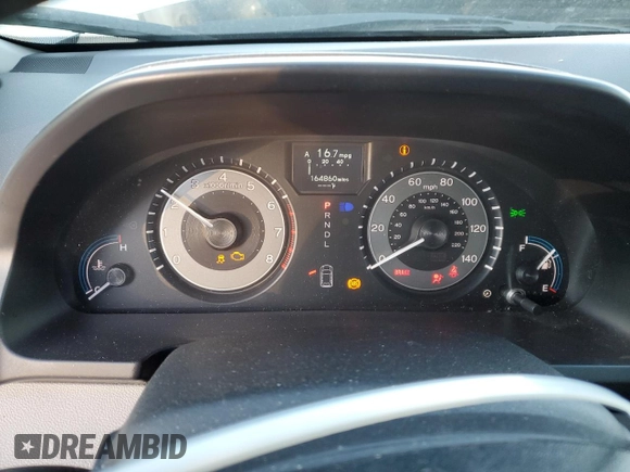 2012 Honda Odyssey Touring with VIN 5FNRL5H9XCB027758, listed as a Copart auction lot 86058504 with 164,860 mi miles and Salvage Title. Bid and sale history available at DreamBid. Image 9.