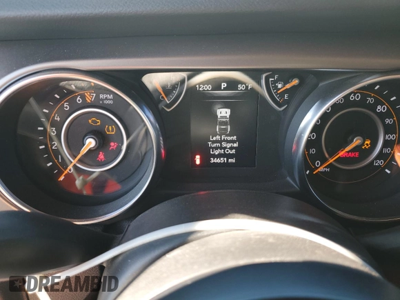 2020 Jeep Wrangler Sport S с VIN 1C4GJXAG4LW140067, выставлен на аукционе Copart как лот 89398295 с пробегом 34 651 миль миль и Списание • Salvage title. История ставок и продаж доступна на DreamBid. Изображение 9.