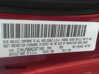 2014 Jeep Patriot Sport z VIN 1C4NJPBB0ED671081, wystawiony jako IAAI lot #42331803 z przebiegiem 130 771 mil mil oraz . Historia ofert i sprzedaży dostępna na DreamBid. Obrazek 9.