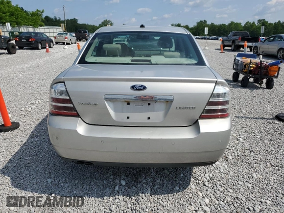 2008 Ford Taurus Limited with VIN 1FAHP25W58G151934, listed as a Copart auction lot 60219925 with 222,592 mi miles and Salvage title. Bid and sale history available at DreamBid. Image 6.