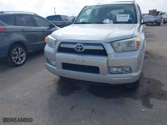 2011 Toyota 4Runner SR5 with VIN JTEZU5JR8B5016793, listed as a IAAI auction lot 41749448 with 163,514 mi miles. Bid and sale history available at carsss.com. Image 6.