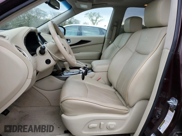 2014 Infiniti QX60 with VIN 5N1AL0MM8EC501163, listed as a Copart auction lot 55392845 with 119,097 mi miles and Salvage title. Bid and sale history available at DreamBid. Image 7.