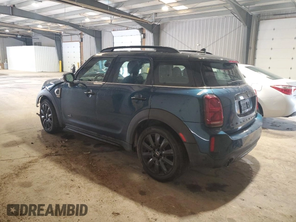 2022 MINI Countryman Cooper S with VIN WMZ83BR01N3N40309, listed as a Copart auction lot 59534135 with 33,586 mi miles and Salvage title. Bid and sale history available at DreamBid. Image 2.