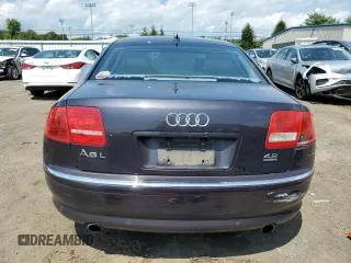 2005 Audi A8 with VIN WAUML44E75N002924, listed as a Copart auction lot 65384645 with Not provided miles and Salvage title. Bid and sale history available at DreamBid. Image 6.