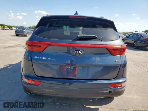 2017 Kia Sportage EX with VIN KNDPN3AC6H7052598, listed as a Copart auction lot 54326115 with 133,906 mi miles and Clean Title. Bid and sale history available at carsss.com. Image 6.