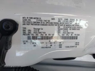 2013 Ford C-Max Energi SEL with VIN 1FADP5CU3DL555298, listed as a IAAI auction lot 41980253 with 191,811 mi miles. Bid and sale history available at carsss.com. Image 9.