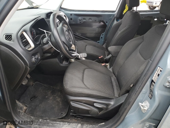 2017 Jeep Renegade Latitude with VIN ZACCJABB2HPE85388, listed as a Copart auction lot 49047115 with 129,778 mi miles and Salvage Title. Bid and sale history available at carsss.com. Image 8.