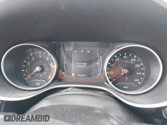 2019 Jeep Compass Latitude with VIN 3C4NJDBB8KT684116, listed as a IAAI auction lot 42596469 with 73,219 mi miles and . Bid and sale history available at DreamBid. Image 7.