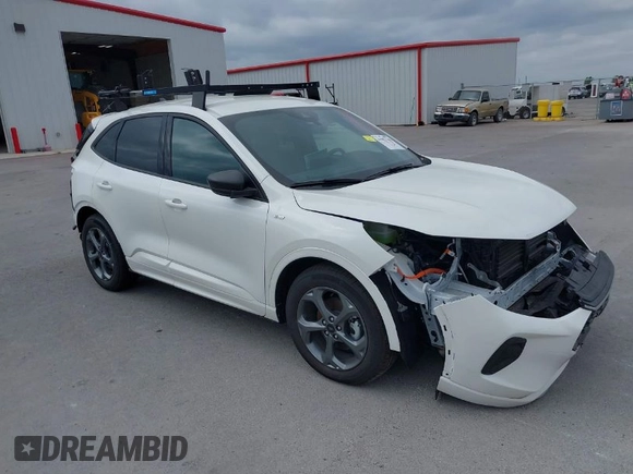 2024 Ford Escape ST-Line with VIN 1FMCU0MZ3RUA27673, listed as a IAAI auction lot 41982740 with 1,484 mi miles and . Bid and sale history available at DreamBid. Image 1.