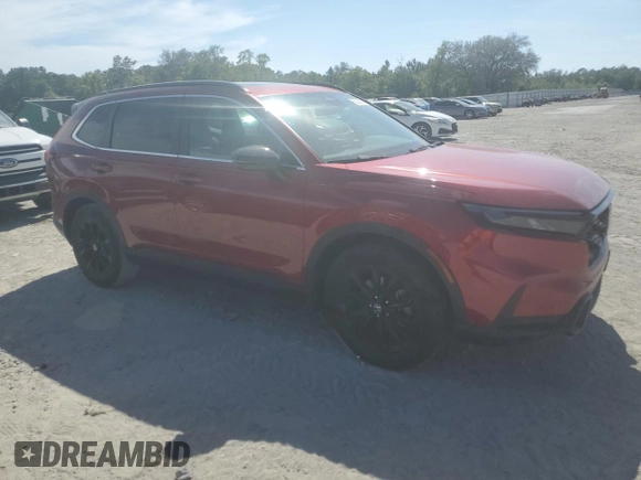 2024 Honda CR-V Sport with VIN 7FARS5H56RE010419, listed as a Copart auction lot 53229845 with 19,705 mi miles and Salvage Title. Bid and sale history available at DreamBid. Image 4.