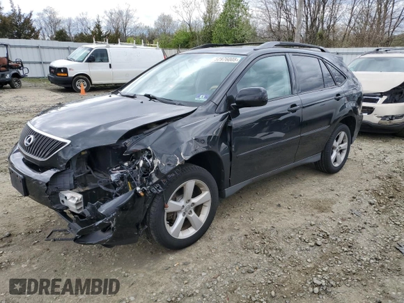 2007 Lexus RX 350 with VIN 2T2HK31U87C003739, listed as a Copart auction lot 52976005 with 121,090 mi miles and Salvage Title. Bid and sale history available at DreamBid. Image 1.