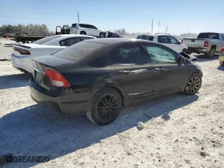 2009 Honda Civic Sdn LX with VIN 2HGFA16549H353741, listed as a Copart auction lot 49449415 with 121,231 mi miles and Salvage Title. Bid and sale history available at carsss.com. Image 3.