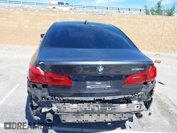 2018 BMW 5 Series 530e xDrive with VIN WBAJB1C58JB085443, listed as a IAAI auction lot 41856298 with 93,110 mi miles and . Bid and sale history available at DreamBid. Image 17.