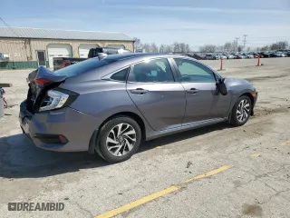 2017 Honda Civic Sedan EX with VIN 19XFC2F79HE066549, listed as a Copart auction lot 51134855 with 50,275 mi miles and Salvage Title. Bid and sale history available at carsss.com. Image 3.